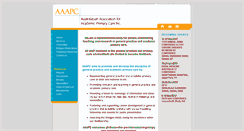 Desktop Screenshot of aaapc.org.au